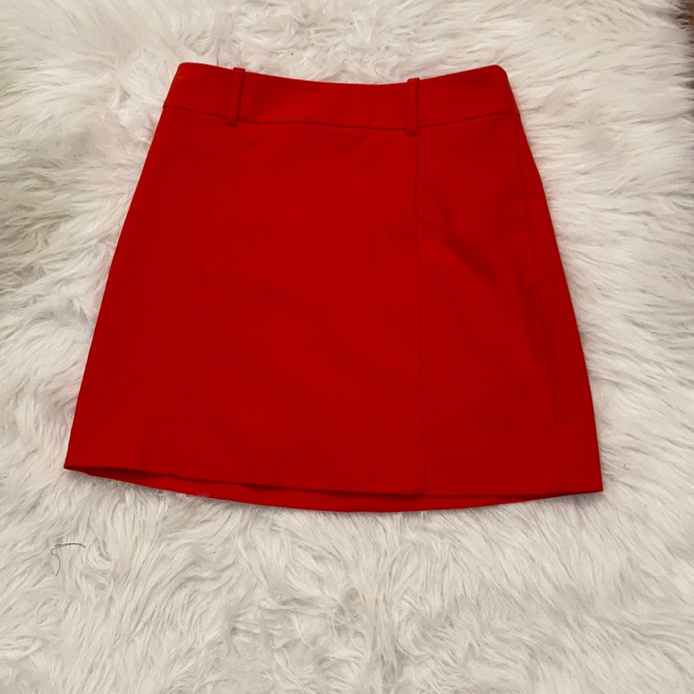 Express NWT red mini skirt